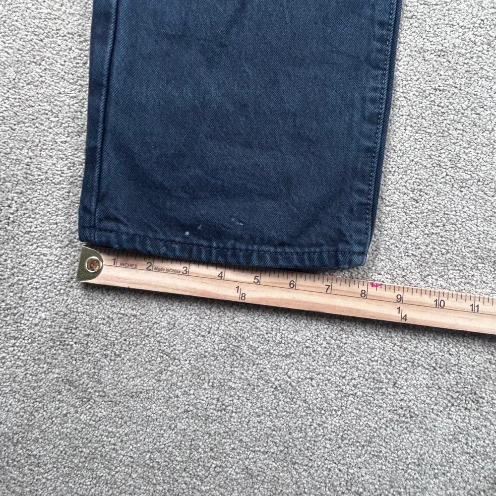 Levis 501 Original Fit Jean Mens 33x32 Faded Black Straight Leg Button Fly 00501